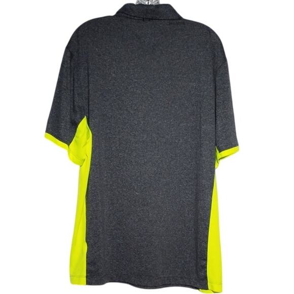 Nike Golf Polo Shirt Mens XL Gray Green Short Sleeve Dri Fit Tour Performance - Picture 3 of 8
